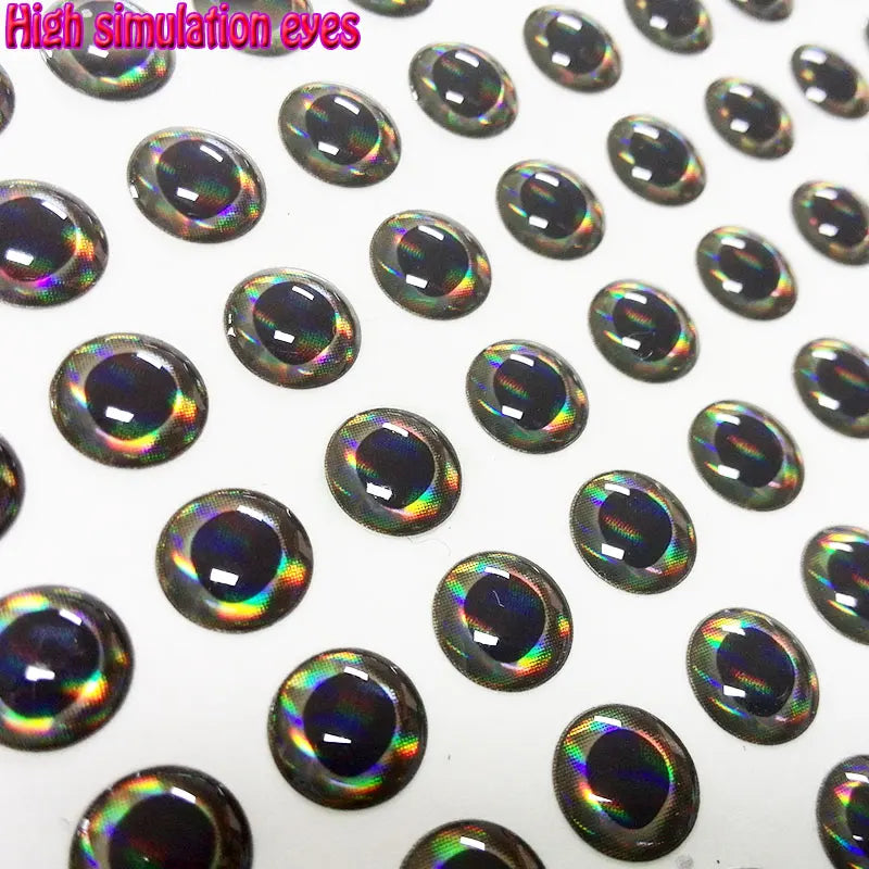 3D Holographic Lifelike Fishing Lure Eyes  Colorado Custom Lures