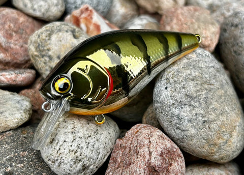 Yellow Perch Chrome 2.5 Squarebill Crankbait